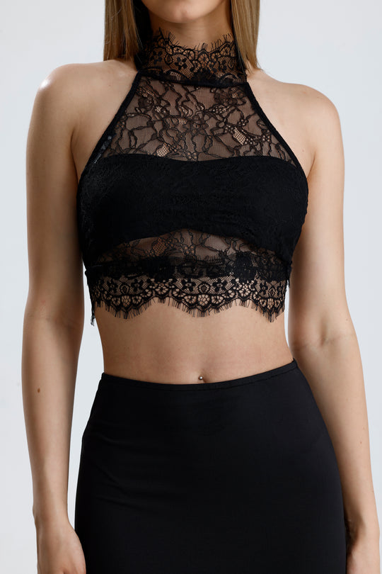 Routines Lace Two Piece Skirt Set - Black 2547 - ROUTINES