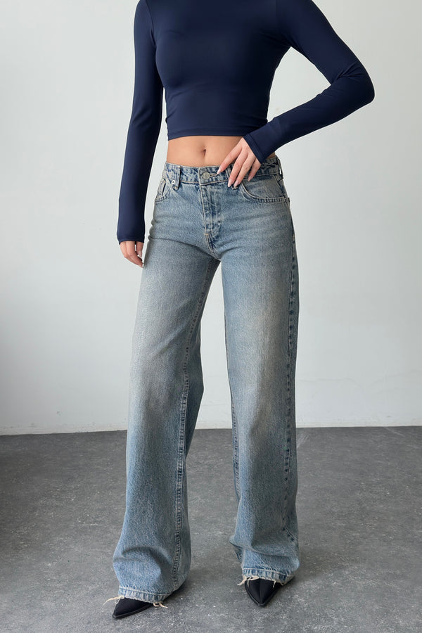 Routines Low-waist Straight Jeans - Vintage 3630 Jeans Routines Fashion