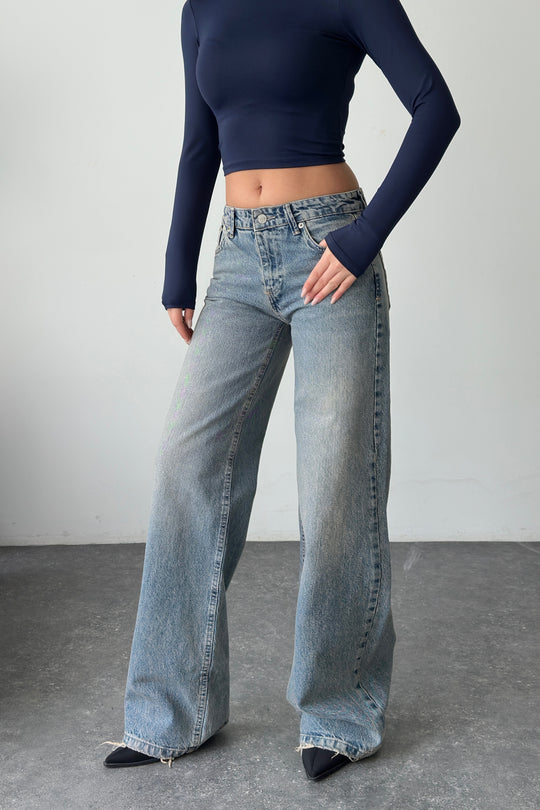 Routines Low-waist Straight Jeans - Vintage 3630 Jeans Routines Fashion