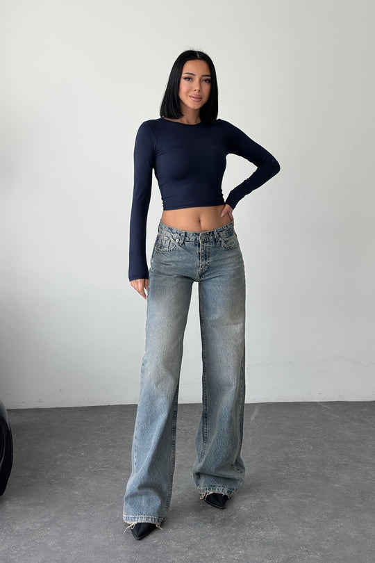 Routines Low-waist Straight Jeans - Vintage 3630 Jeans Routines Fashion