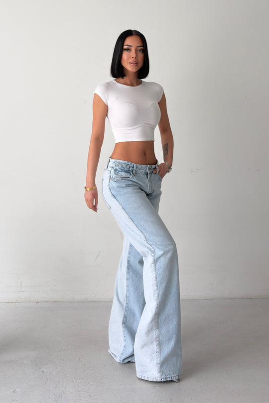 Routines Mid-waist Two tone Jeans 4906 - ROUTINES