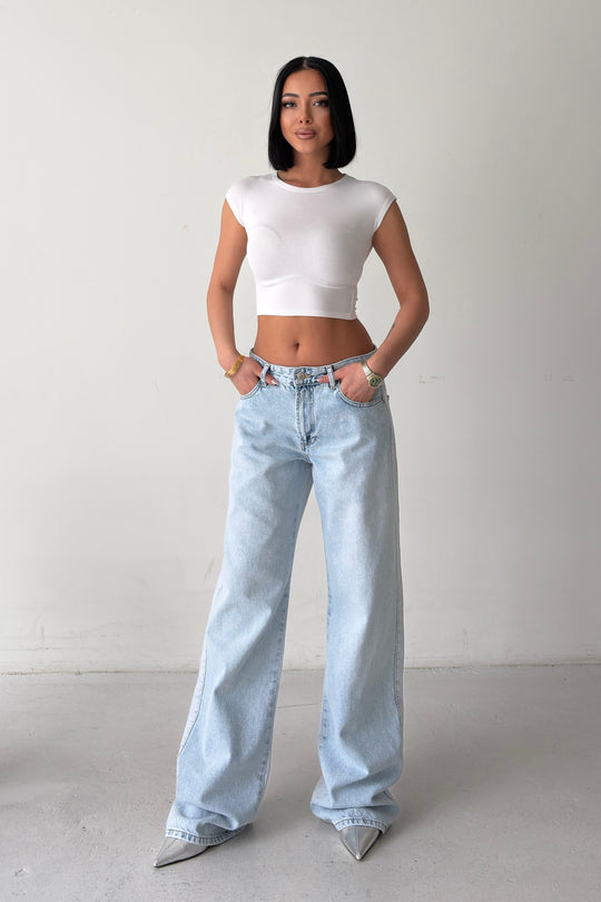 Routines Mid-waist Two tone Jeans 4906 - ROUTINES