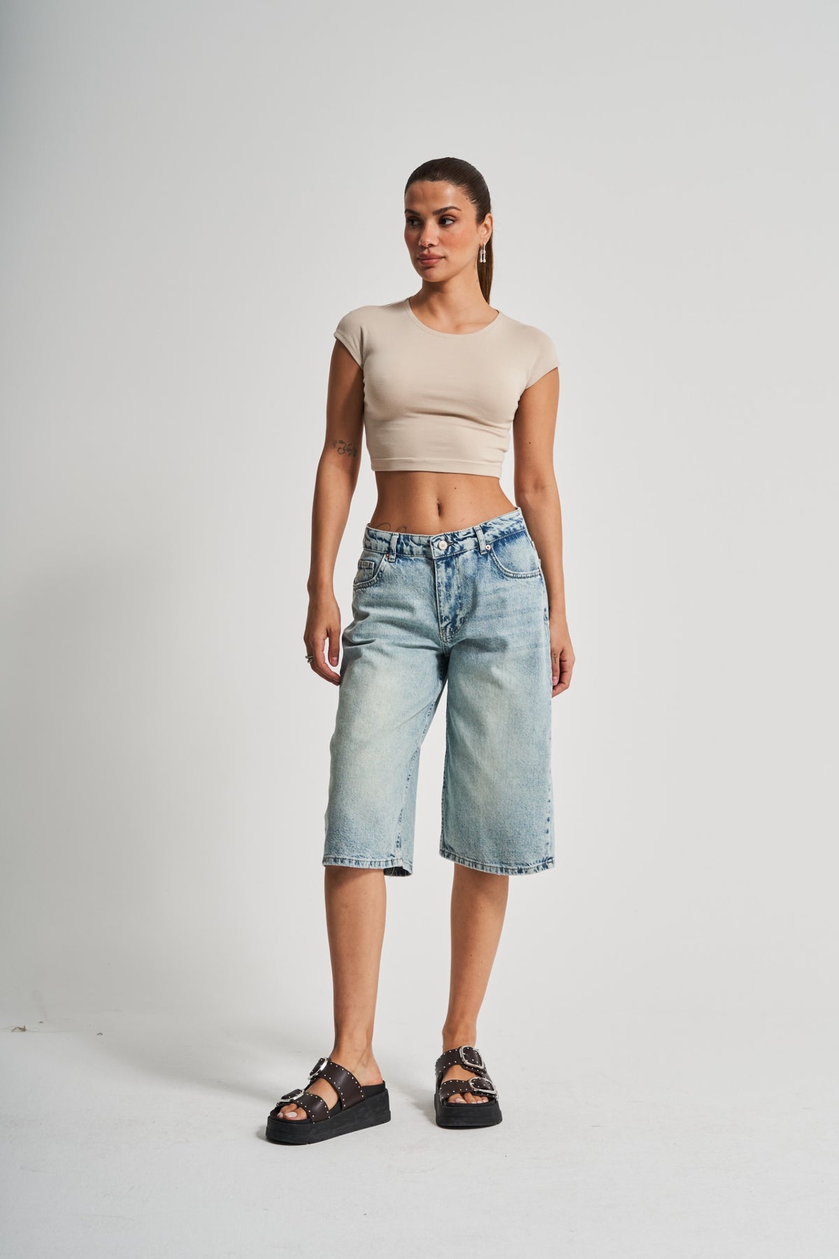 Routines Mid Waist Loose Jorts 4017 - ROUTINES