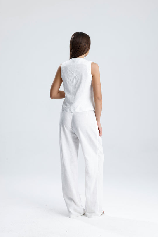 Routines Musselin Two Piece Set - White 3001 - ROUTINES