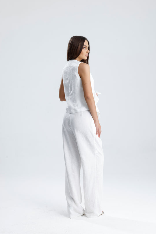 Routines Musselin Two Piece Set - White 3001 - ROUTINES