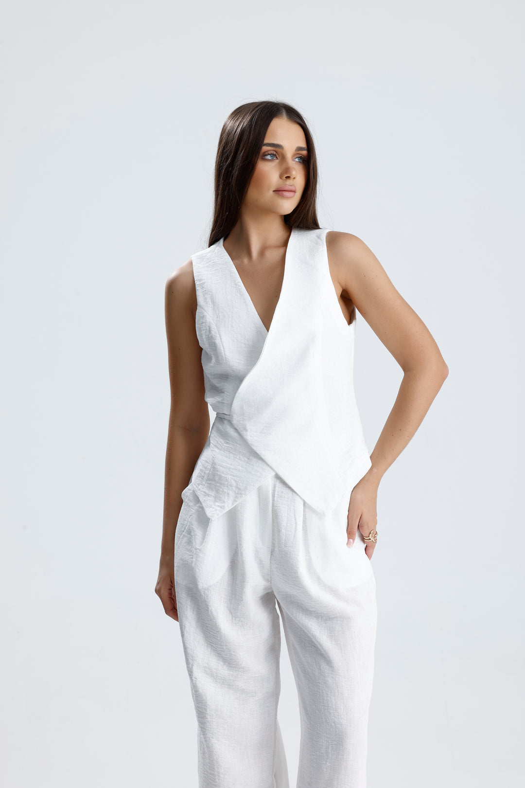 Routines Musselin Two Piece Set - White 3001 - ROUTINES