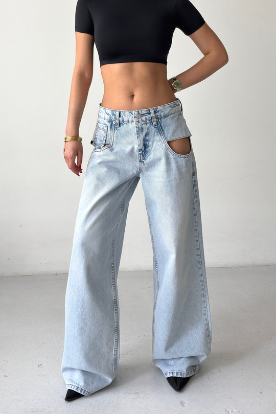 Routines Open Pockets Detail Jeans 1522-1