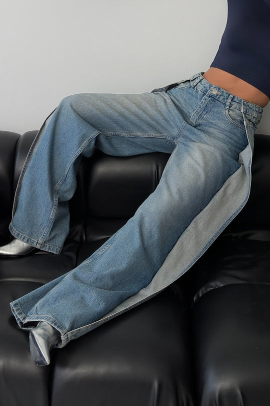Routines Overlay Detail Jeans - Light Blue 3611 - ROUTINES