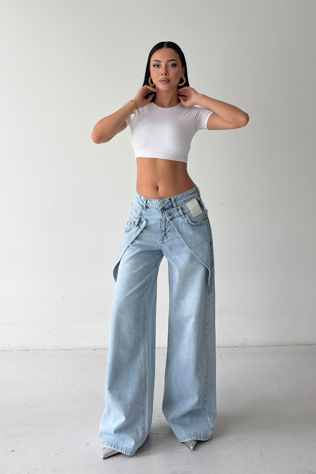 Routines Overlay Double Waist Jeans 1950 - ROUTINES