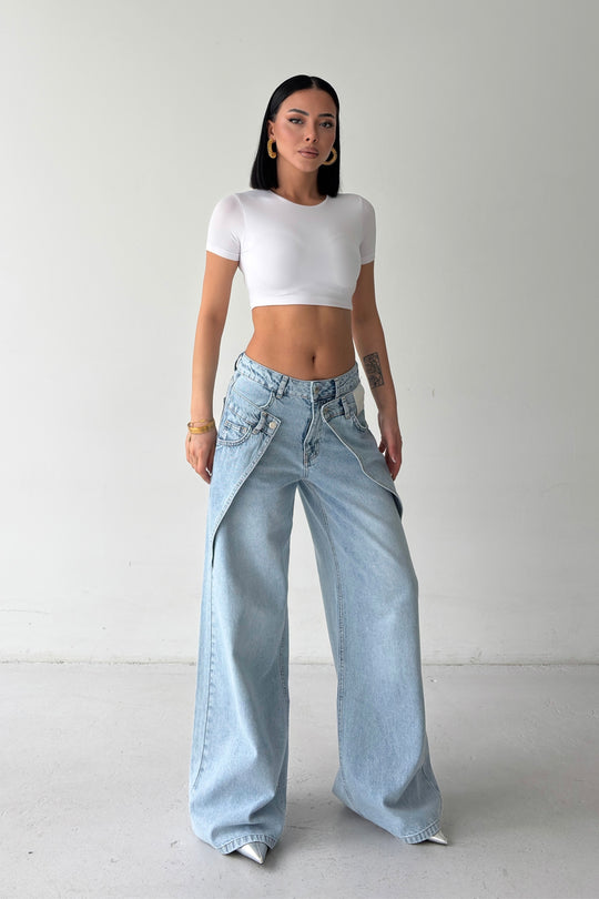 Routines Overlay Double Waist Jeans 1950 - ROUTINES