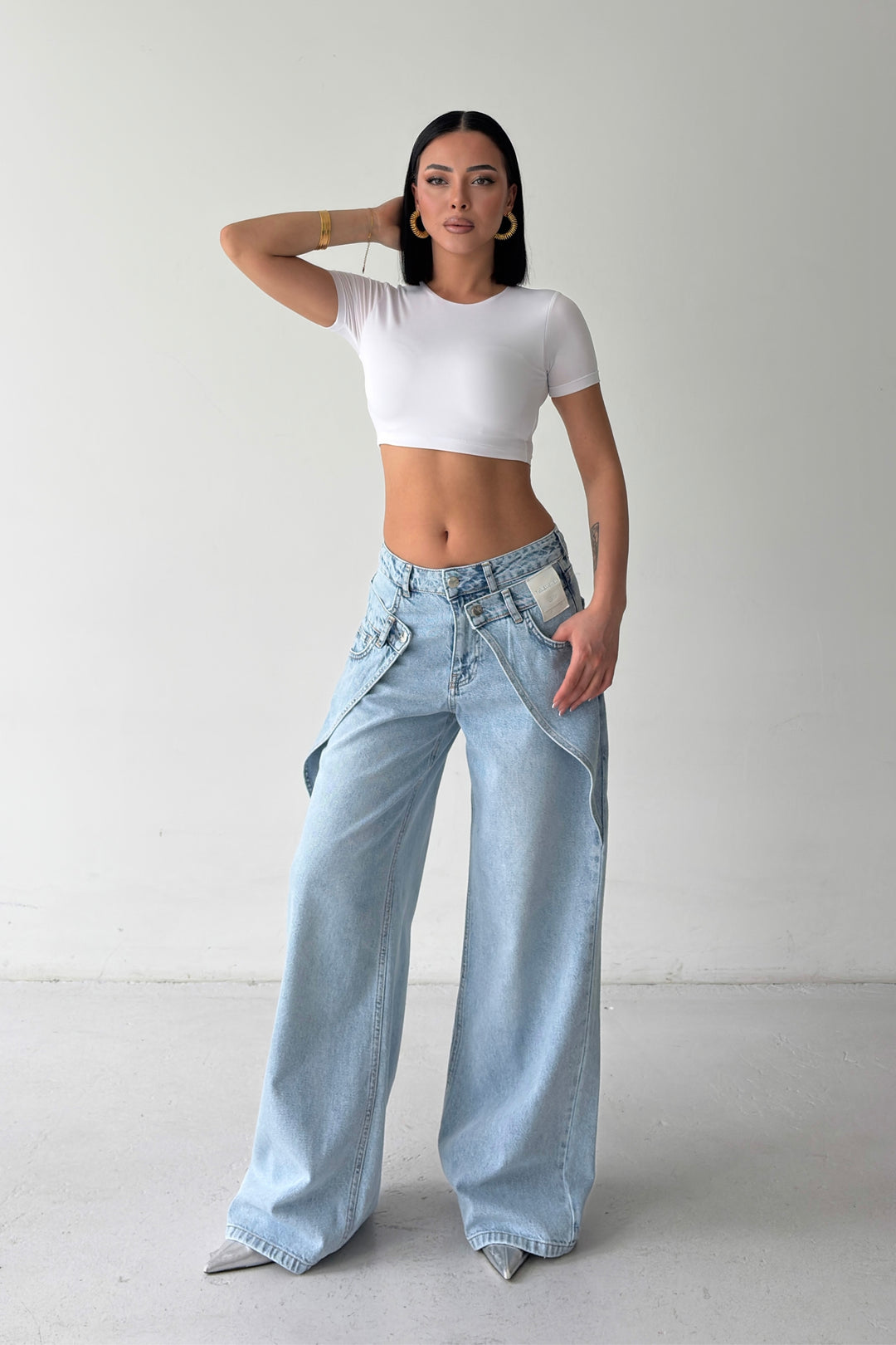 Routines Overlay Double Waist Jeans 1950 - ROUTINES