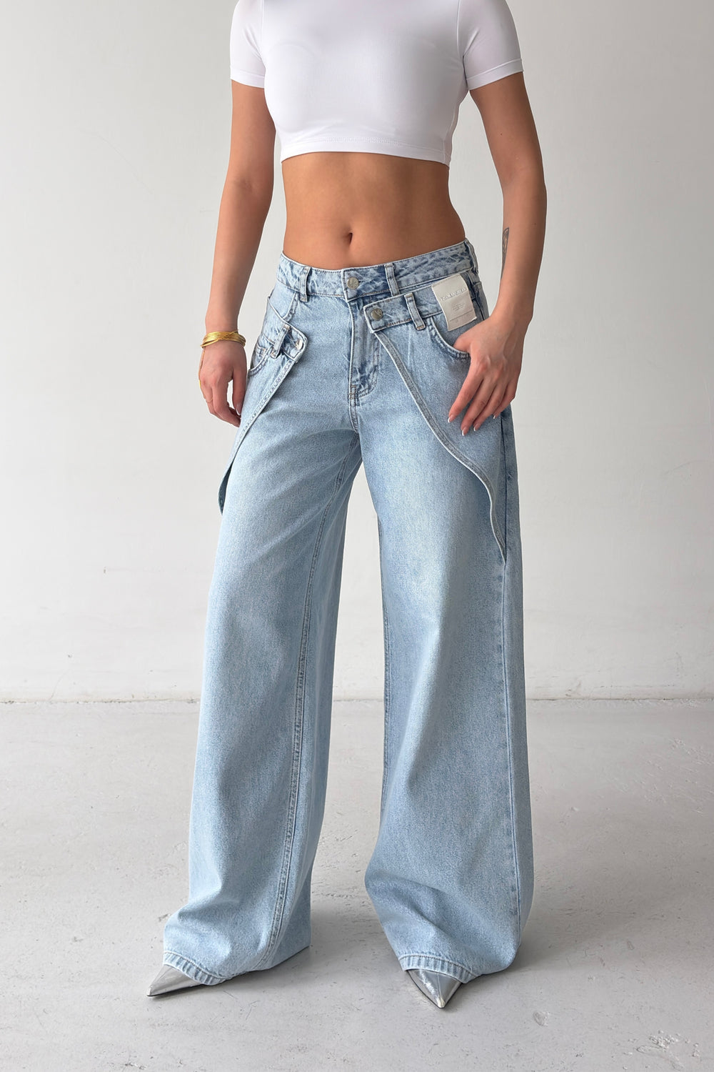 Routines Overlay Double Waist Jeans 1950 - ROUTINES