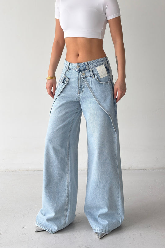 Routines Overlay Double Waist Jeans 1950 - ROUTINES