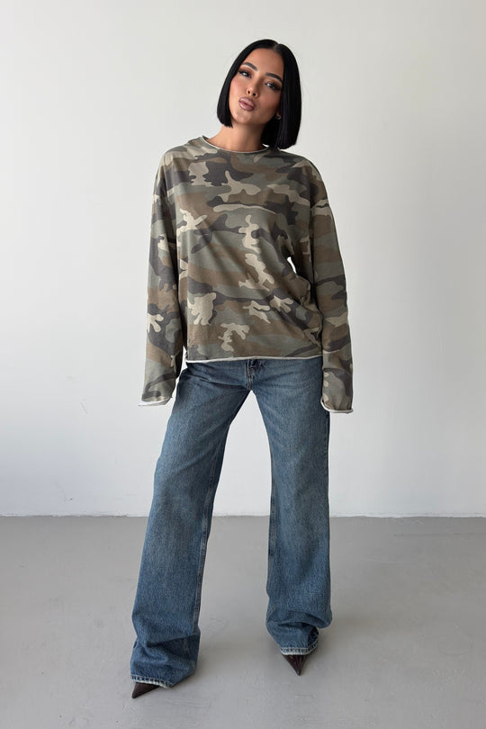 Routines Oversized Camouflage Longsleeve 0215 - ROUTINES
