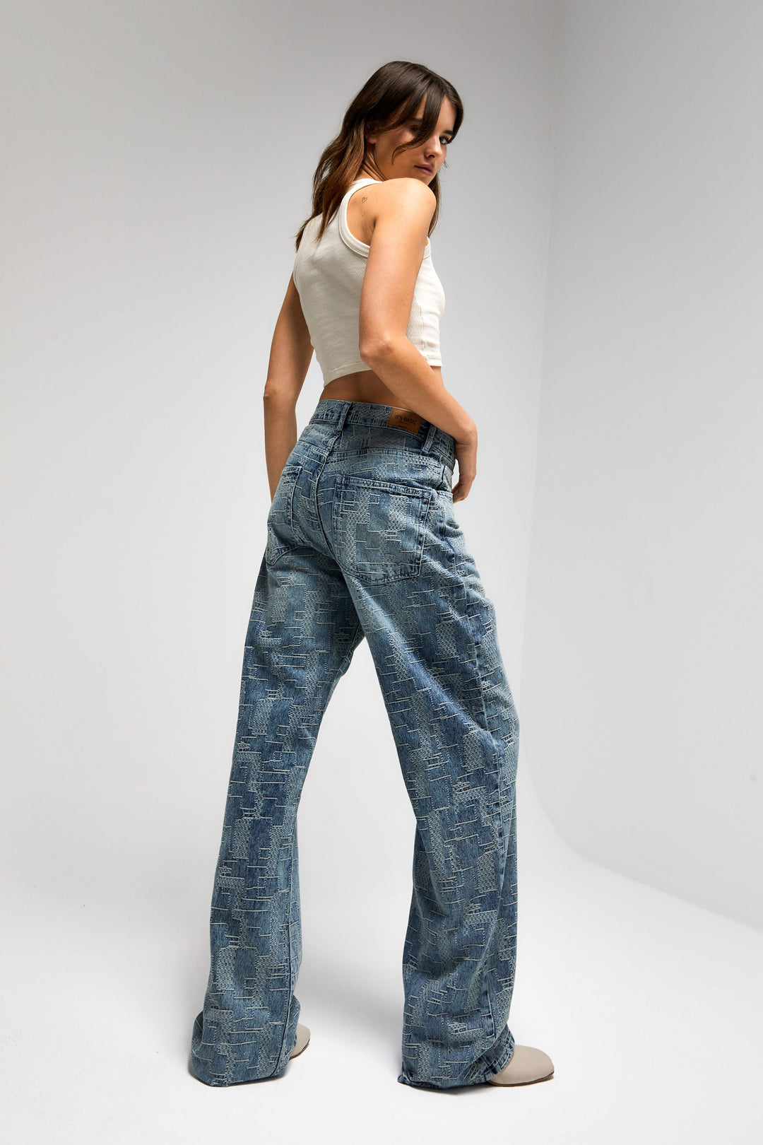 Routines Pattern Straight Leg Jeans 4425 - ROUTINES
