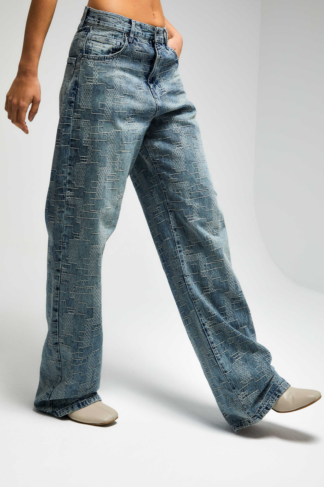 Routines Pattern Straight Leg Jeans 4425 - ROUTINES