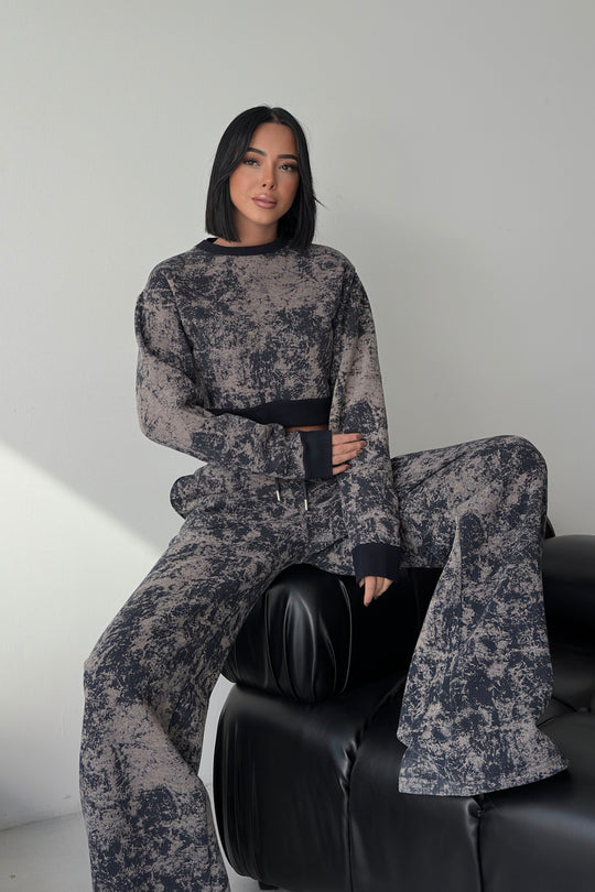 Routines Pattern Tracksuit - Navy Blue 4335 - ROUTINES