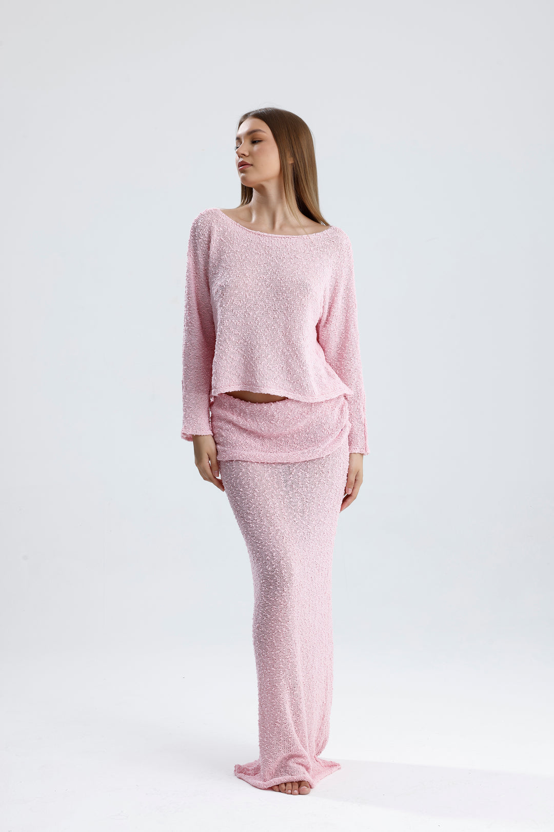 Routines Pattern Two Piece Skirt Set - Pink 3060 - ROUTINES