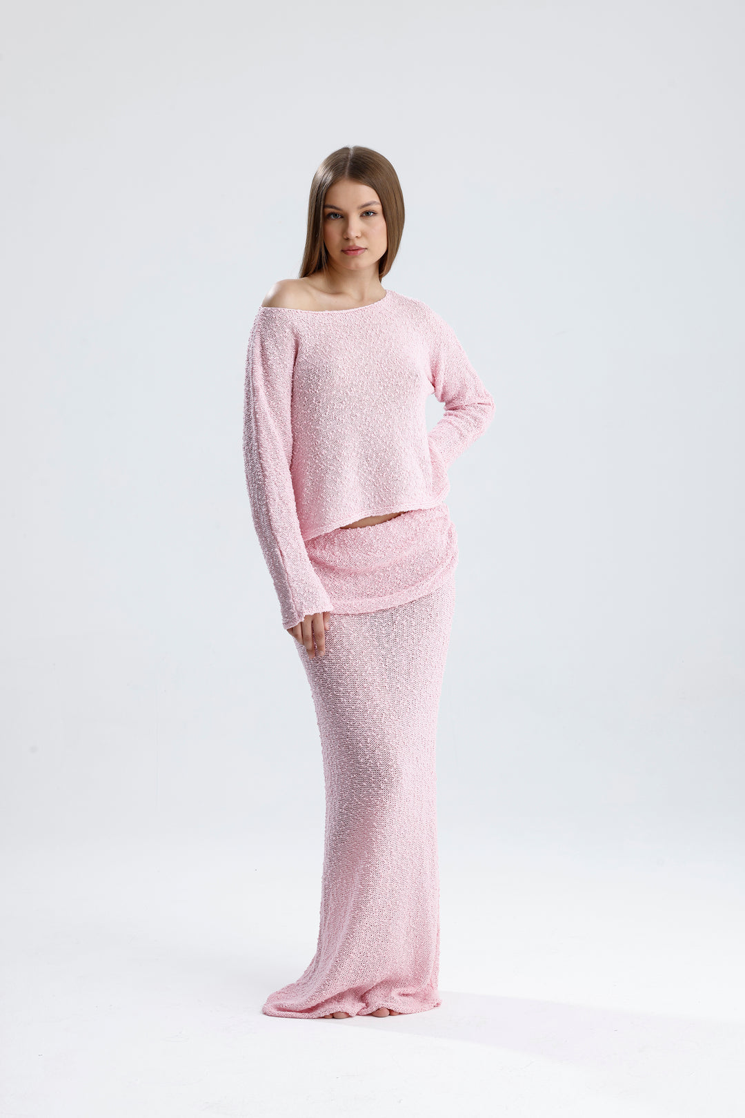 Routines Pattern Two Piece Skirt Set - Pink 3060 - ROUTINES