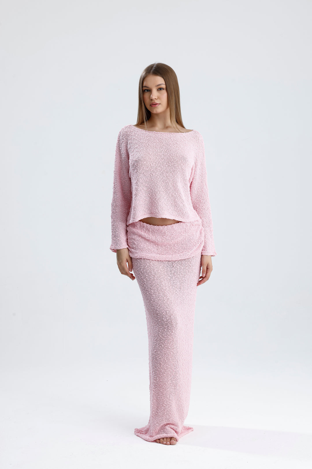 Routines Pattern Two Piece Skirt Set - Pink 3060 - ROUTINES
