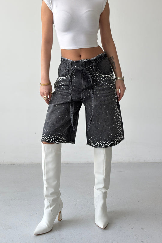 Routines Pearl Belted Jorts 5614 - ROUTINES