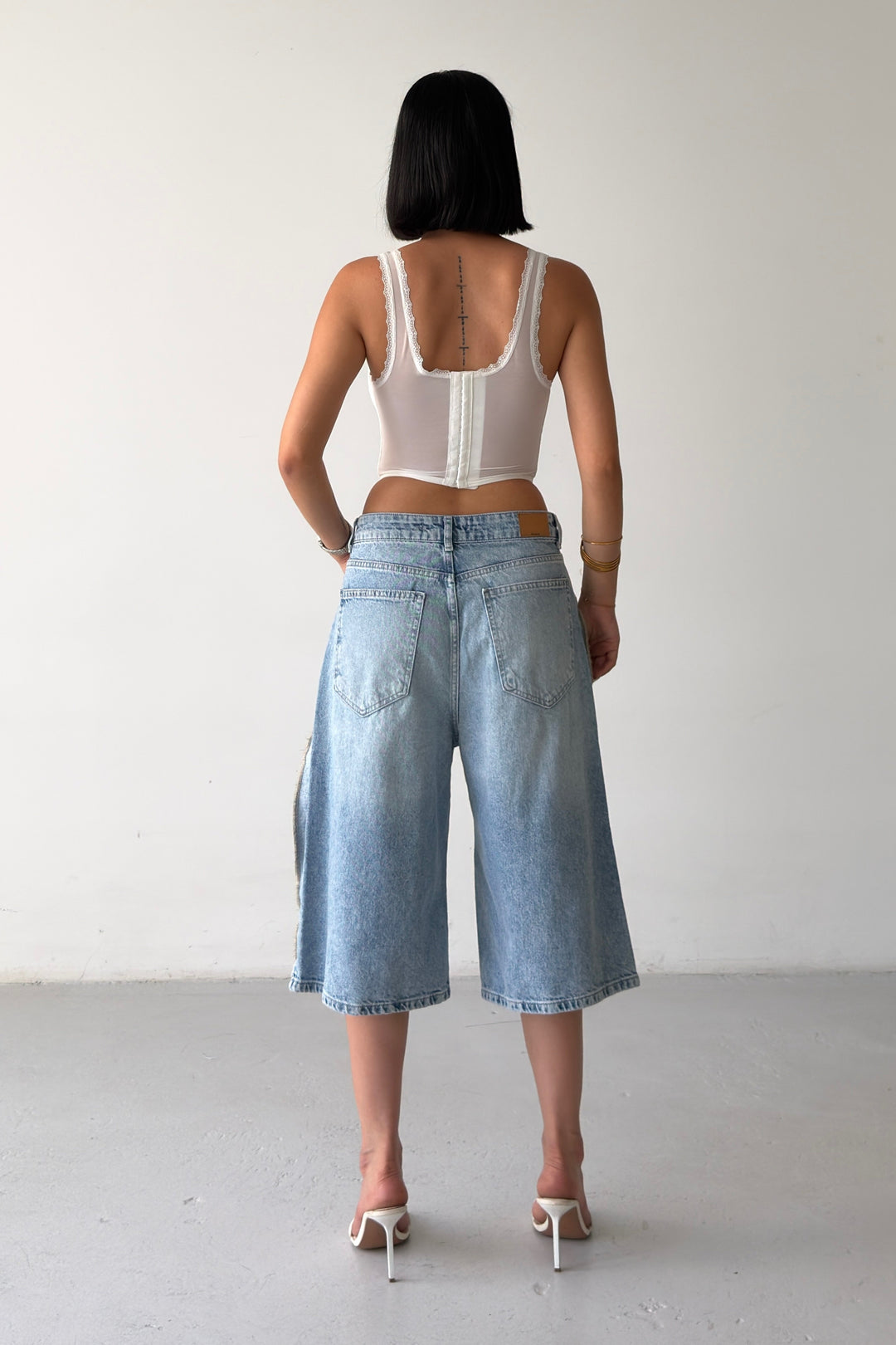 Routines Pocket Seam Detail Baggy Jorts 5123