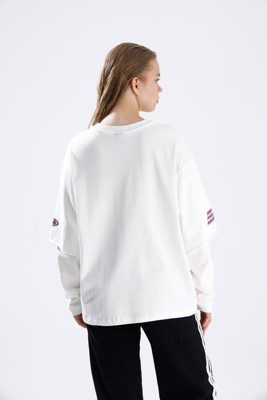 Routines Racer Longsleeves Shirt - White 1917 - ROUTINES