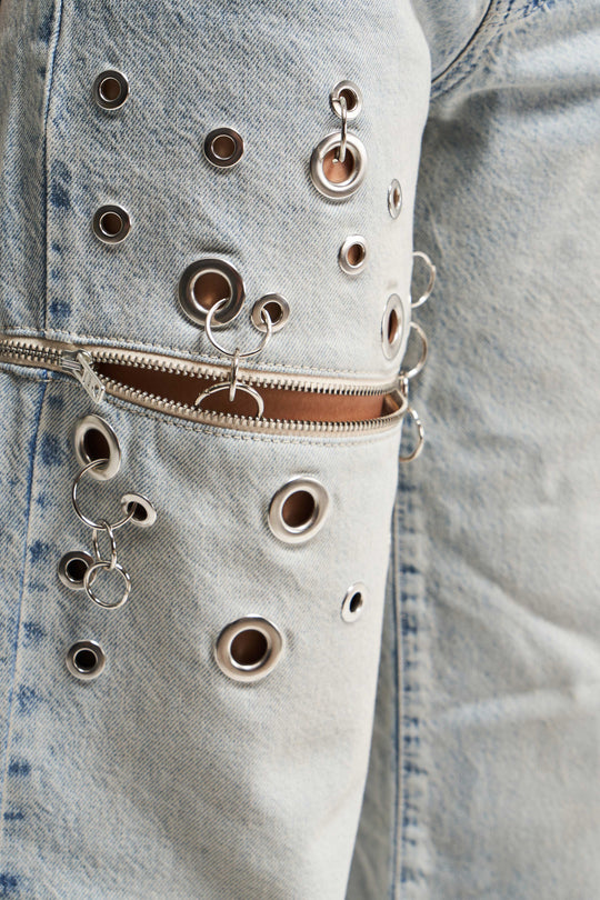 Routines Ring Detail Straight Jeans 4020 - ROUTINES