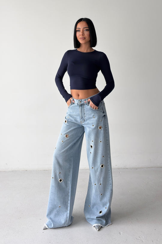 Routines Rings Detail Baggy Jeans 1934