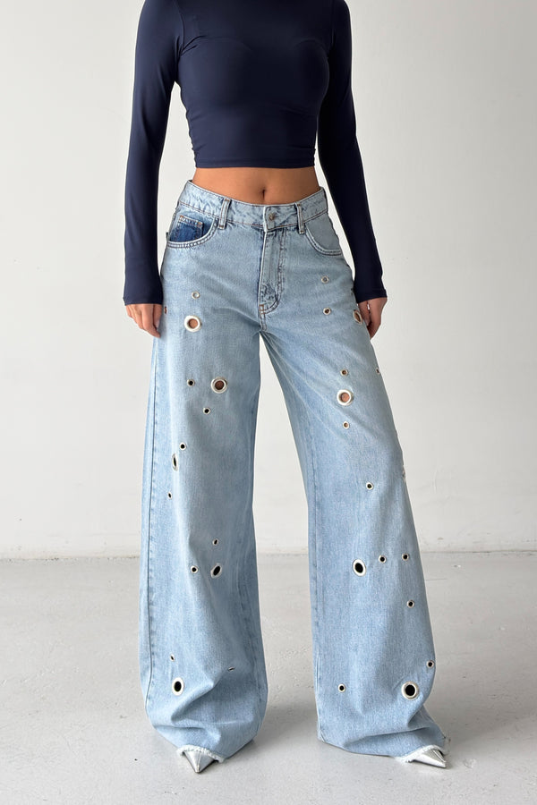 Routines Rings Detail Baggy Jeans 1934