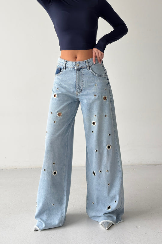 Routines Rings Detail Baggy Jeans 1934