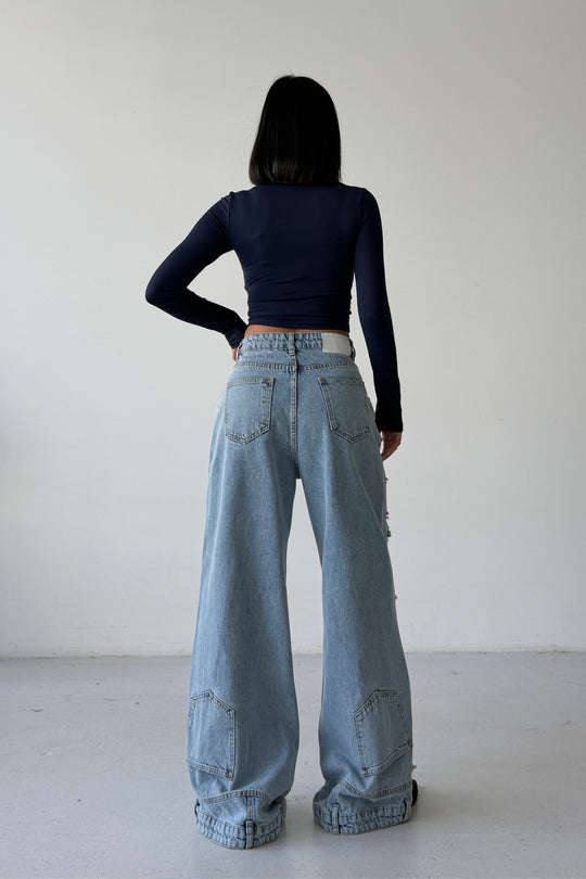 Routines Ripped All over Detailed Jeans 160689 Jeans Routines Fashion