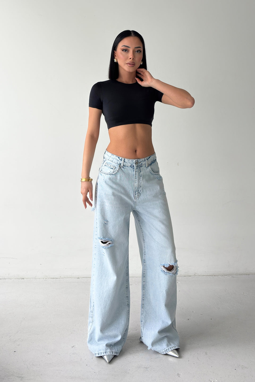 Routines Ripped Baggy Jeans 3311-4 - ROUTINES