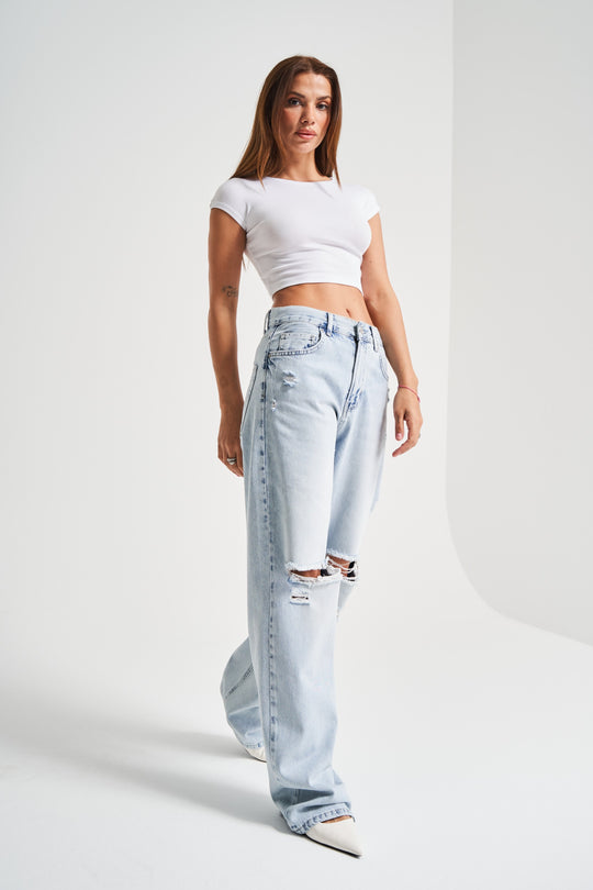 Routines Ripped Straight Leg Jeans 3750 - ROUTINES