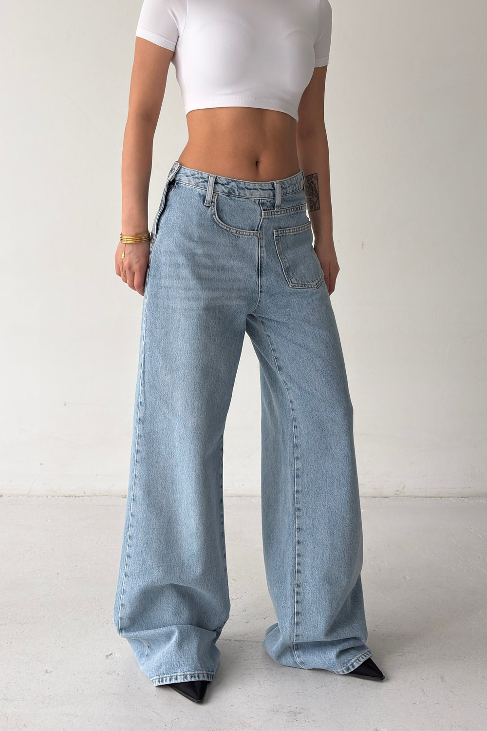 Routines Side Waist Detail Jeans 2351-1 - ROUTINES