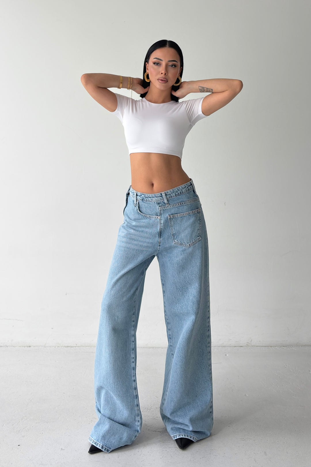 Routines Side Waist Detail Jeans 2351-1 - ROUTINES