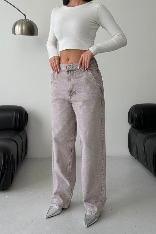 Routines Skater Baggy Jeans - Washed Brown 2952 - ROUTINES