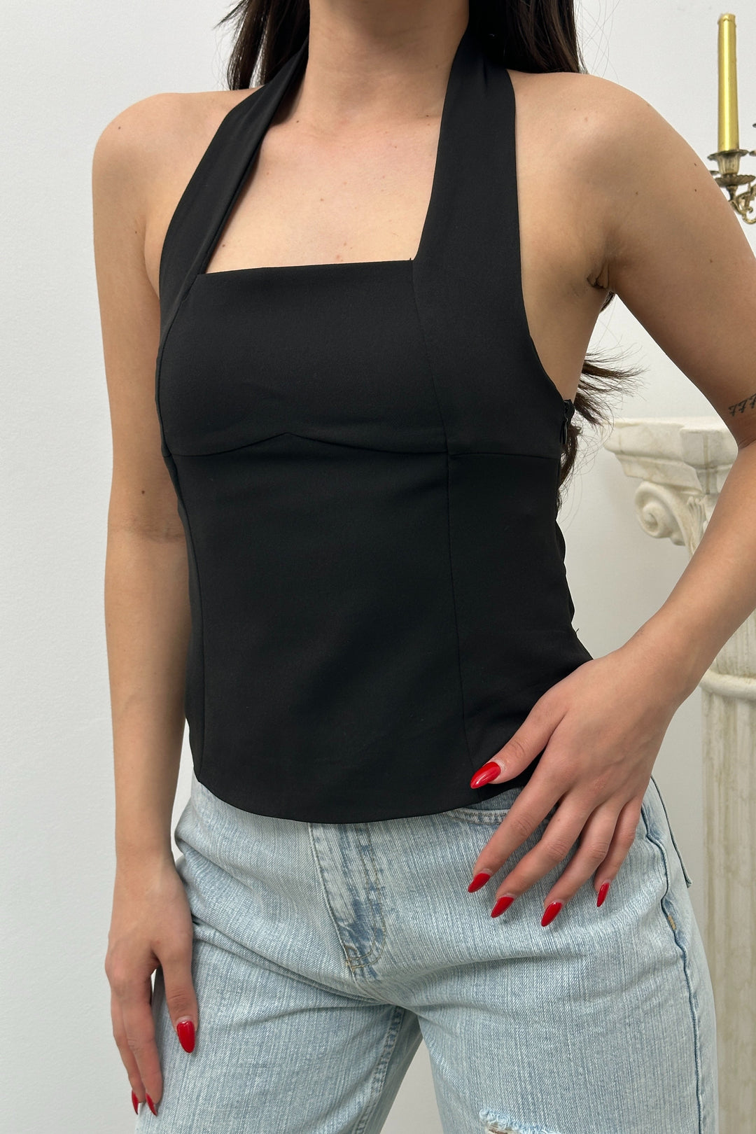 Routines Strap Top - Black 52215033 - ROUTINES