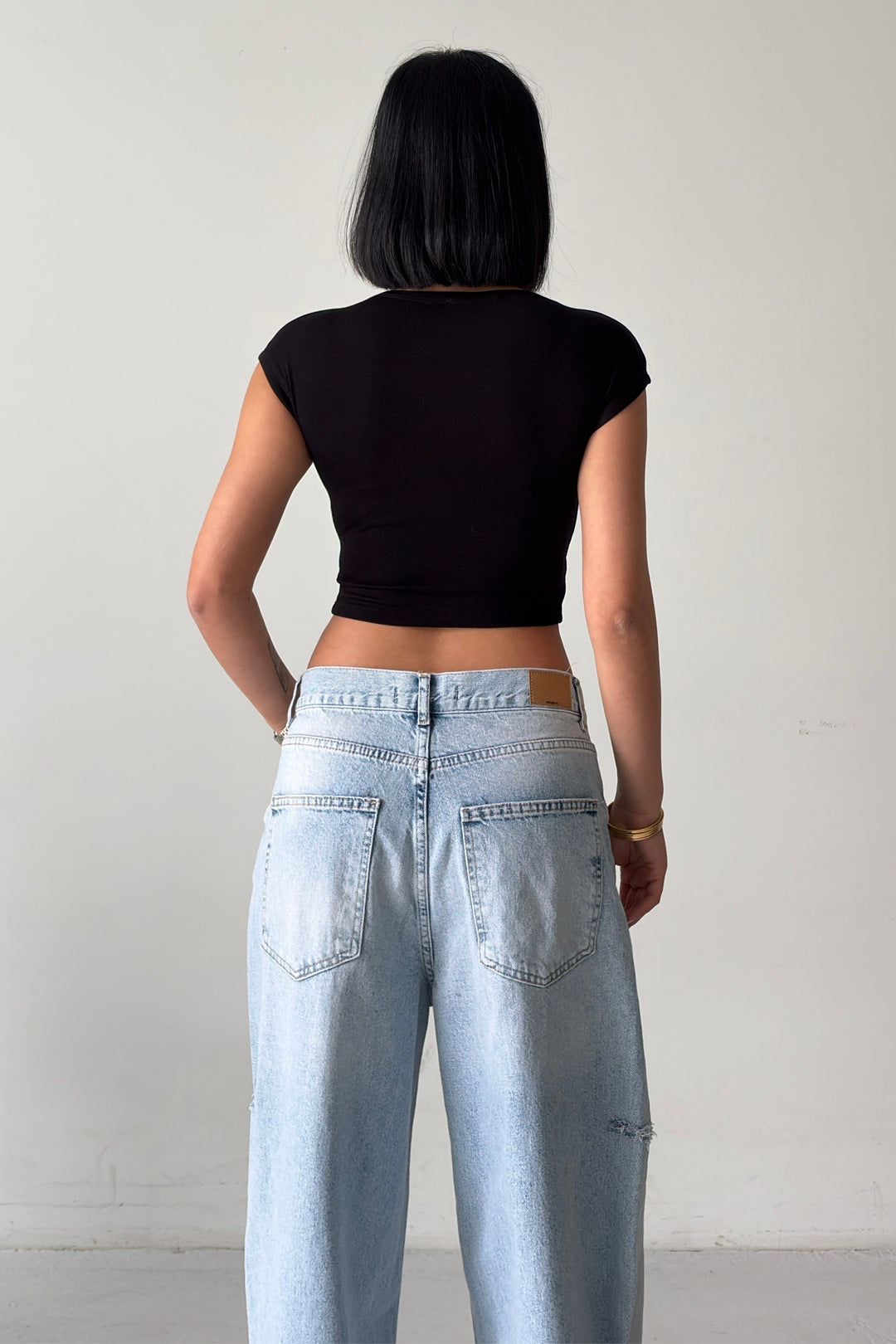 Routines Stretch Crop Top - Black 4011 - ROUTINES
