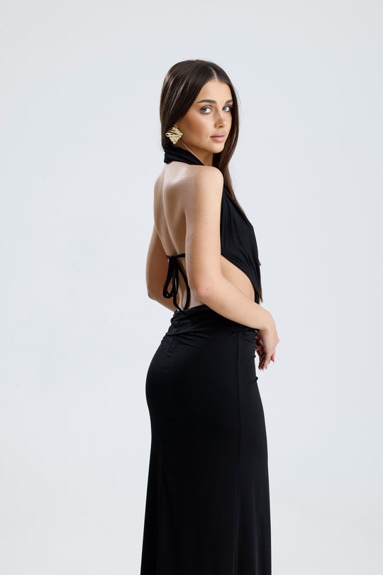Routines Stretch Cutout Dress - Black 2514 - ROUTINES