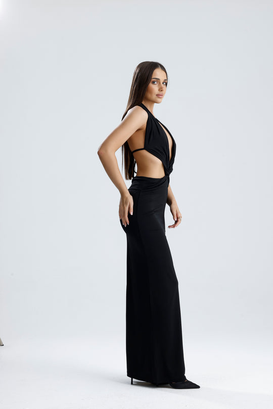 Routines Stretch Cutout Dress - Black 2514 - ROUTINES
