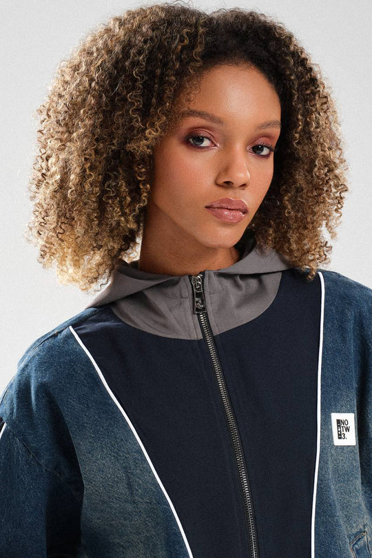 Routines Striped Denim Set - Navy / Grey 1698 - ROUTINES