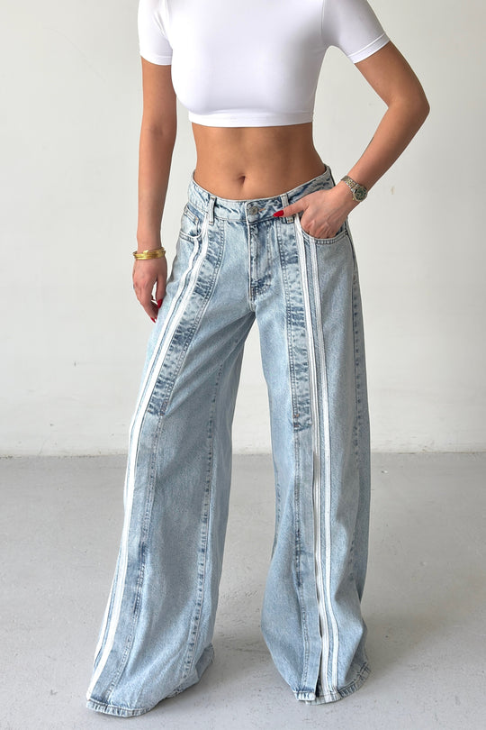 Routines Striped Detail Jeans 3699