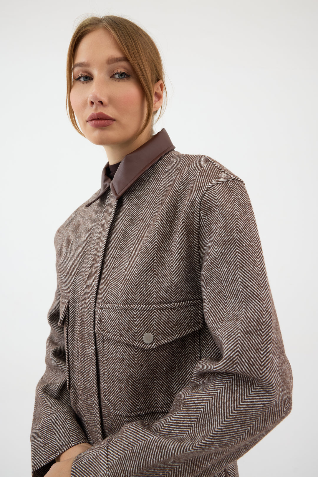Routines Striped Two Piece Bomber Set - Brown 1018 - ROUTINES