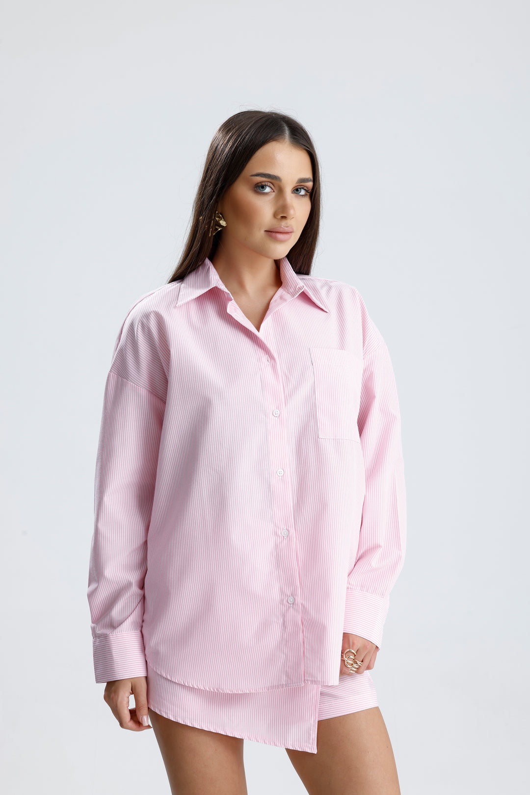 Routines Striped Two Piece Skort Set - Pink 52218032 - ROUTINES