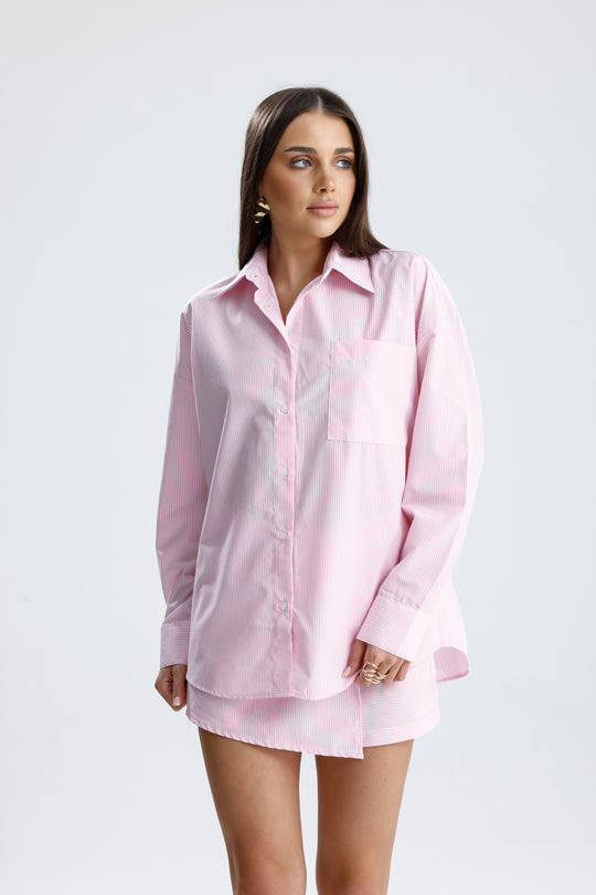 Routines Striped Two Piece Skort Set - Pink 52218032 - ROUTINES