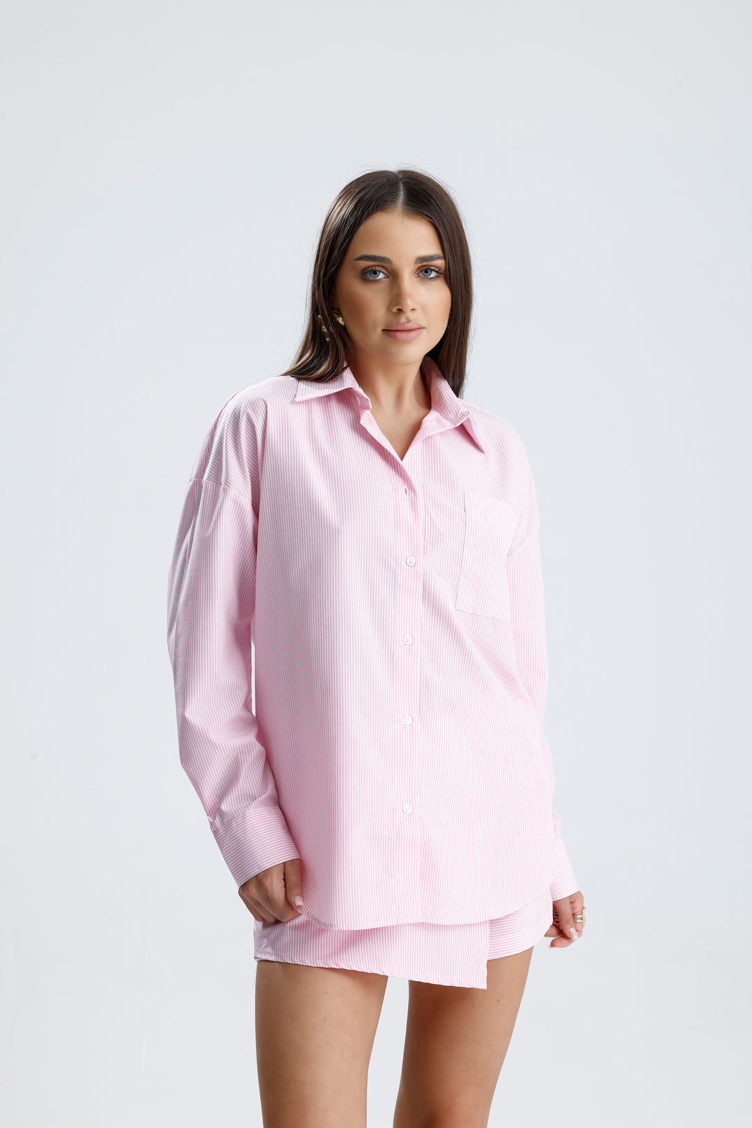 Routines Striped Two Piece Skort Set - Pink 52218032 - ROUTINES