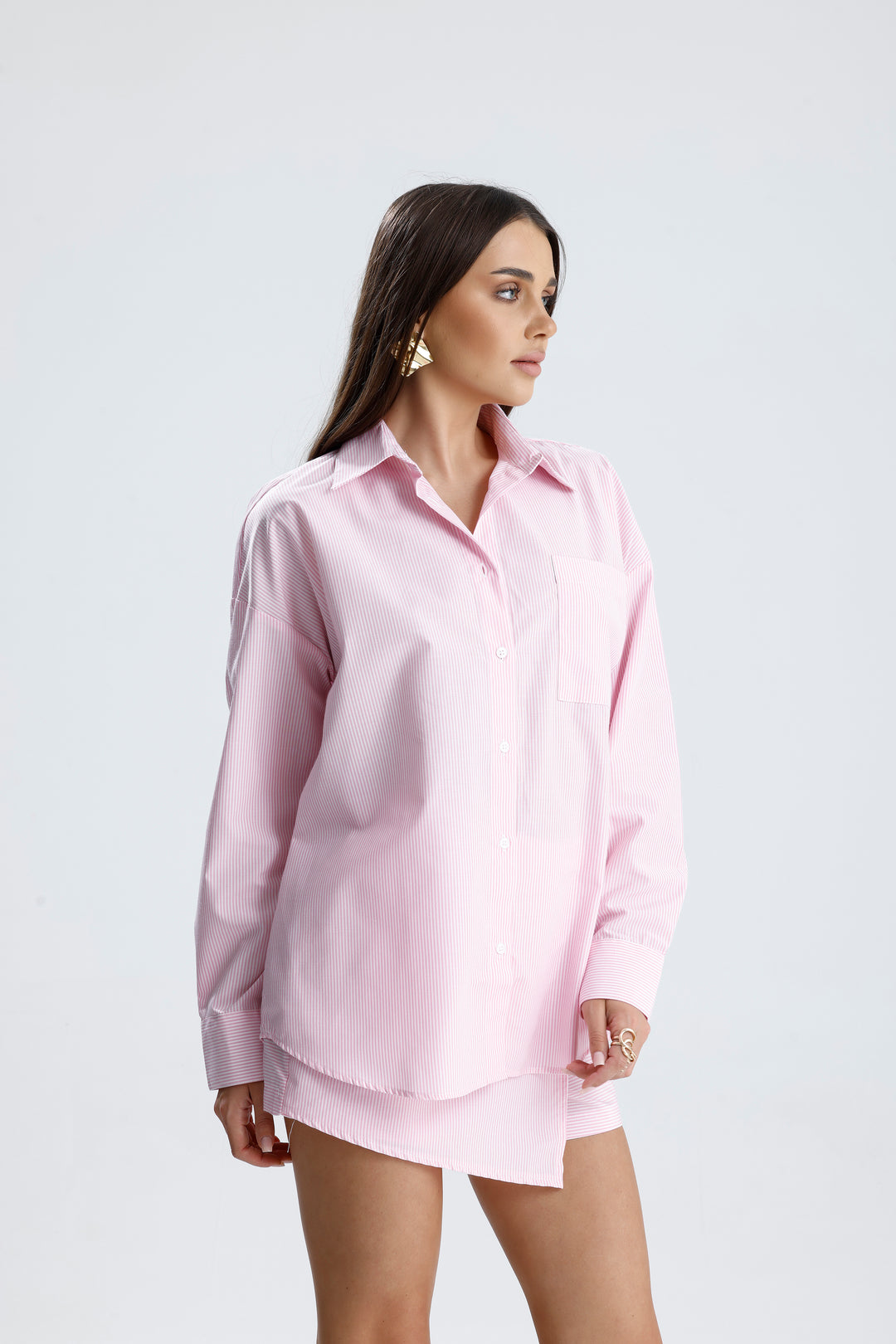 Routines Striped Two Piece Skort Set - Pink 52218032 - ROUTINES
