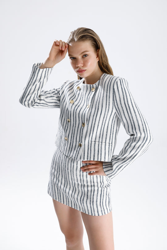 Routines Striped Two Piece Skort Set 9481 - ROUTINES