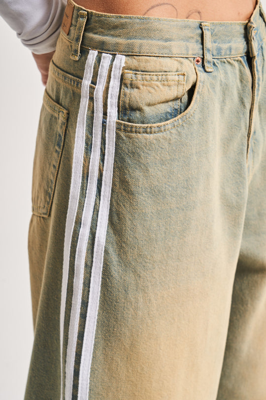 Routines Striped Vintage Loose Jeans 3103 - ROUTINES